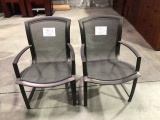 Lot of (2) - Aluminum Frame Patio Chairs