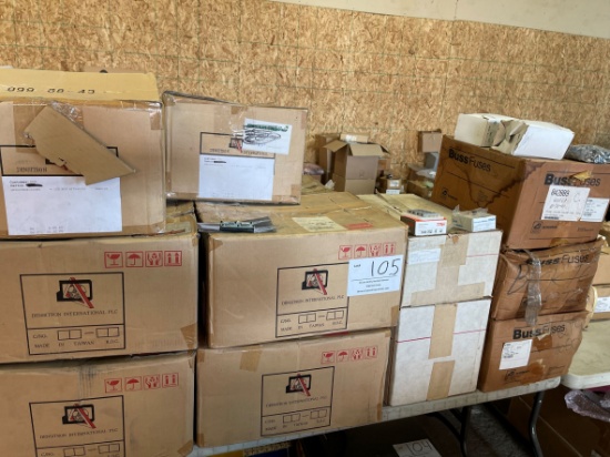 Buss Fuses fuse holders; cinch connectors; Densitron circuit assemblies