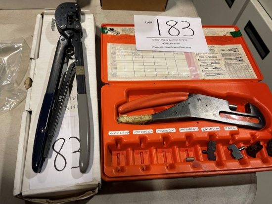 Kings KTH1000 coax connector crimper; AMP 9415 tool P/N 576779
