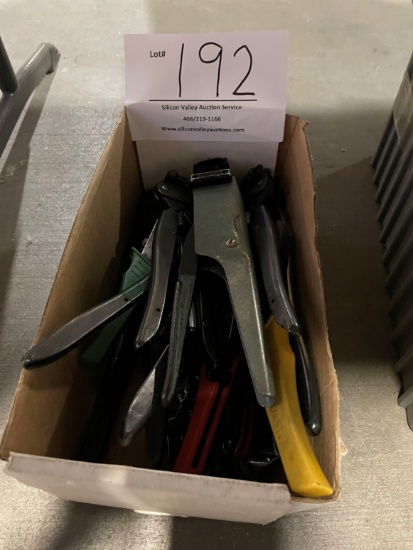 Various hand tools/crimp tools