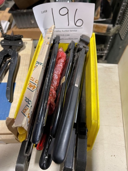 Various hand tools/crimp tools