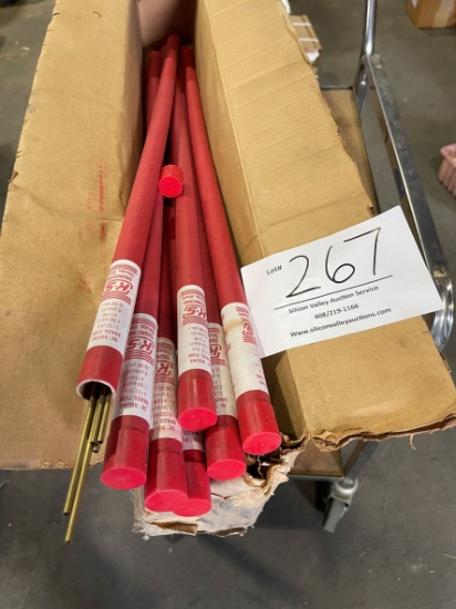 36" Round brass tubing (5/32" diameter)