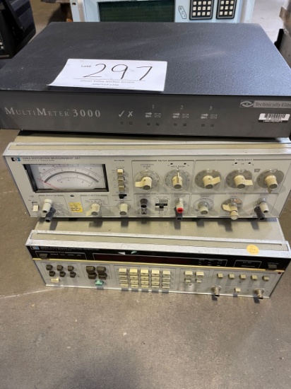 3 Electronic pieces of equipment includingTechnically Elite Multimeter 3000 and two more