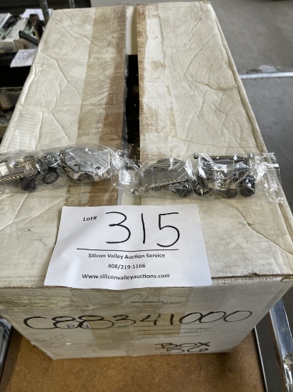 50 position shielded plastic backshells (box only)