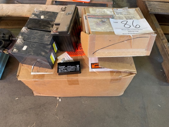 Miscellaneous batteries - several types and sizes