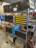 Miscellaneous small parts metal storage cabinets only