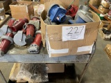 Miscellaneous connectors; Plug Out boxes - cart not included in lot