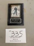 Raiders Tim Brown #81 framed football card