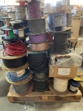 Spools of miscellaneous wire and cable