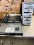 2 Dell Power Edge; Milan Technology switch; HP Procurve Switch