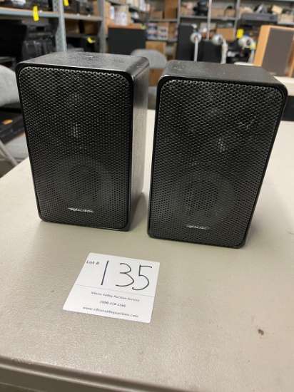 Realistic, Pair, Black Speakers