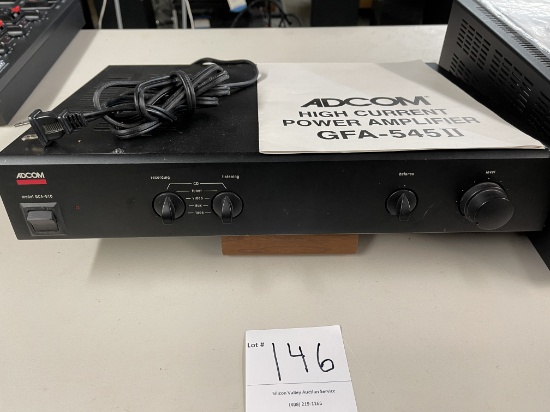 Adcom GCA-510 high current power amplifier