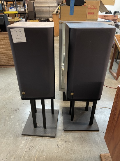 JBL Speakers, Pair, With Stands