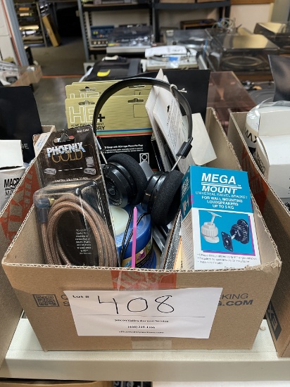 Miscellaneous Audio Cables, Adaptors, Blank Cds, Headphones And Accessories