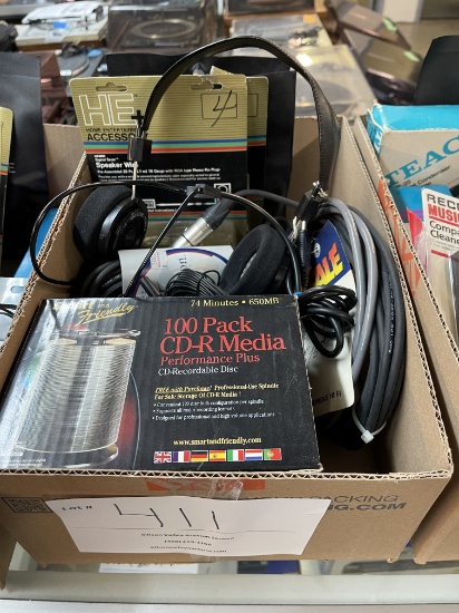 Miscellaneous Audio Cables, Adaptors, Blank Cds, Headphones And Accessories