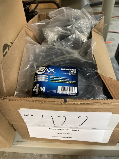 Audio Cables And Sub Woofer Cables, Four Meters Long