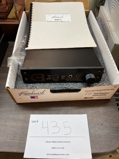 Benchmark 500-14800-200 DAC1 (not Working) Audio Digital To Analog Convertor