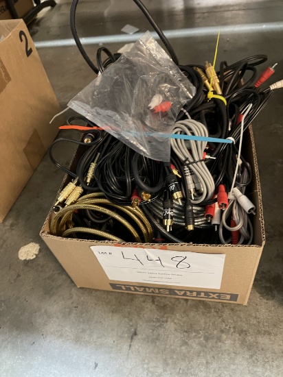 Various Audio Power Cords And Cables