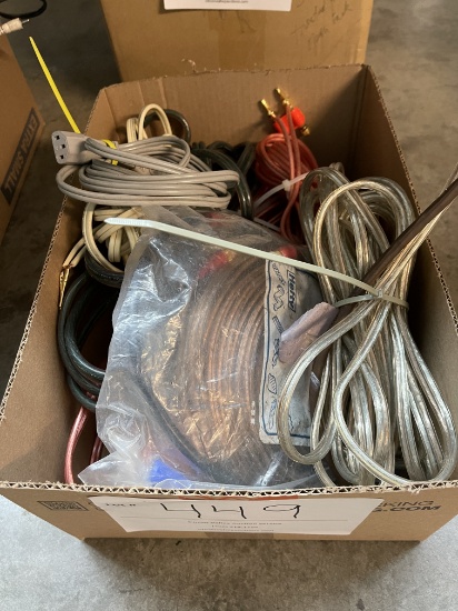 Various Audio Power Cords And Cables