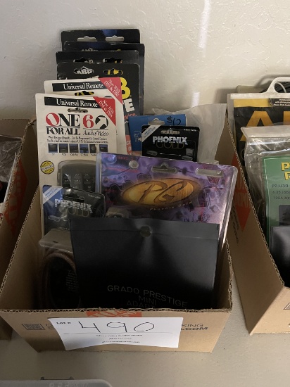 Box Of Miscellaneous Audio Cables