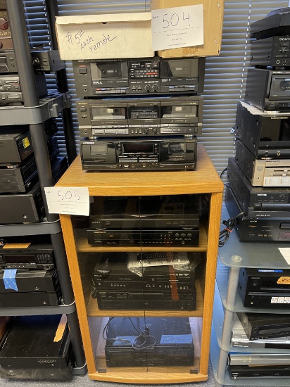 Boxes Of Non-operational Remotes, Non-operational Headphones, Non-operational Equipment