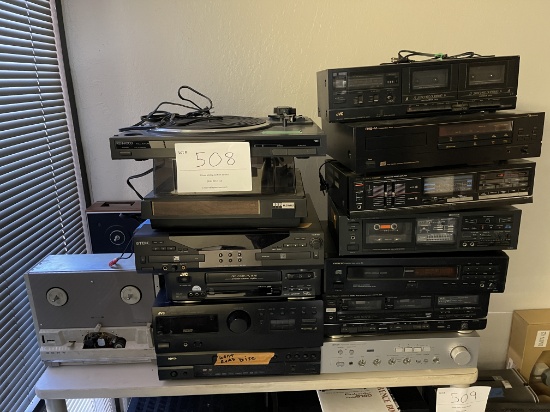 Miscellaneous Non-operational Equipment On Top Of Table (table Not Included)