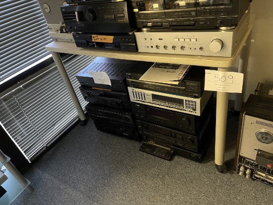 Miscellaneous Non-operational Equipment Under The Table (table Not Included)