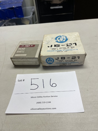Pioneer JB-21 Junction Box Headphone And Micro H-707X Head Shell