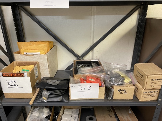Miscellaneous Cassette Player Parts; Cables; Light Bulbs