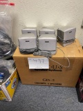 Five Energy Small Speakers And Two GFS-5 Speakers