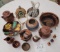 Pottery from Mexico includes large bowl w/matching dishes and more