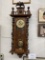 Vintage wood hand carved wall clock