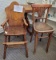 Two vintage child's chairs
