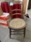 Antique walnut chair, cane seat  33