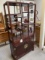 Asian wood cabinet  71 1/2