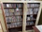 All CDs in the white cabinet, approximately 640 CDs
