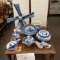 Delft windmill, boy and girl salt and pepper, windmill plate, more