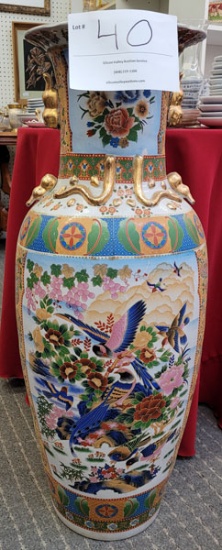 Chinese vase 36" tall by 13" wide