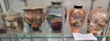 Five Asian vases/jars