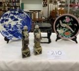 Chinese figures 9 1/2