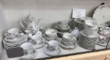 Tea set with teapot and set of china