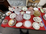 Cake plate, crystal, china plates and more