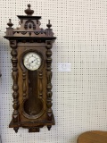 Wooden wall clock w/pendulum  32