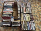 Five boxes of DVDs