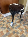 Small cowhide stool