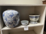 Blue/white ceramics