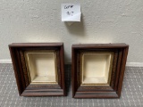 Pair of shadow box frames