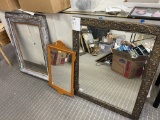 One silver painted frame and more
