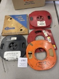 Various band saw blades, coil stock