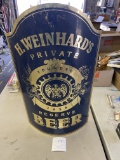 Henry Weinhard's metal beer sign